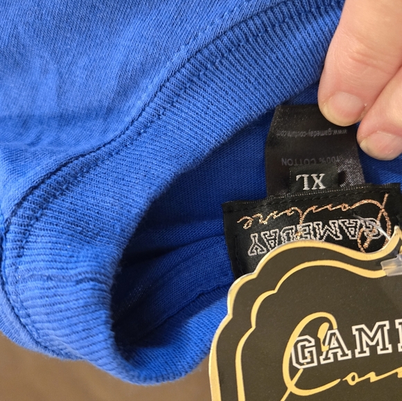 Blue Long Sleeve 'FOR LIFE' Gator Shirt Men's Size XL NWT - Picture 7 of 7